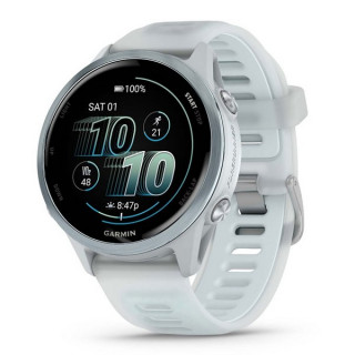 Умные часы Garmin Forerunner 570 42 мм облачно-голубой алюминий с полупрозрачным ремешком белого/облачно голубого цвета (010-02970-01)
