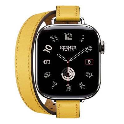 Apple Watch Series 11 Hermes 42 mm Attelage Double Tour Sun