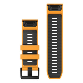 Ремешок силиконовый Garmin QuickFit 26 мм (010-13393-01) Spark Orange/Graphite Silicone
