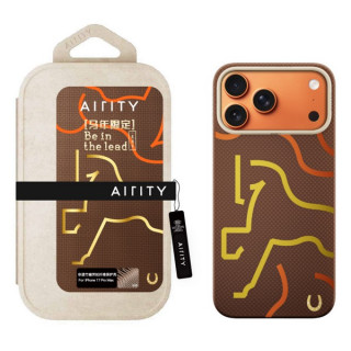 Чехол Airity Horse Aramid Fiber Case для iPhone 17 Pro Max (Brown)