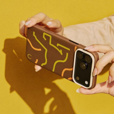 Чехол Airity Horse Aramid Fiber Case для iPhone 17 Pro Max (Brown)