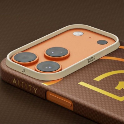 Чехол Airity Horse Aramid Fiber Case для iPhone 17 Pro Max (Brown)