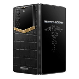 Vertu AlphaFold Bespoke Alligator Skin Gold I