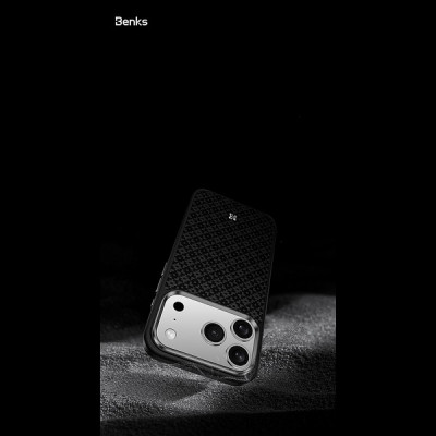 Усиленный чехол Benks ArmorGrid Pro Kevlar Case для iPhone 18 Pro/17 Pro 6.3"(C.K.FL.AP.BK.B072) Black