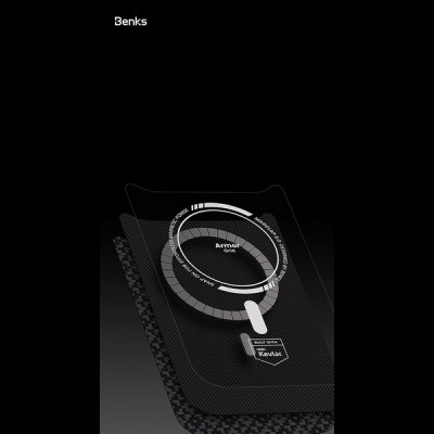 Усиленный чехол Benks ArmorGrid Pro Kevlar Case для iPhone 18 Pro/17 Pro 6.3"(C.K.FL.AP.BK.B072) Black