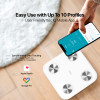 Умные весы TTEC Sensi Smart Scale с чувствительными датчиками для анализа тела (2AT01) белый