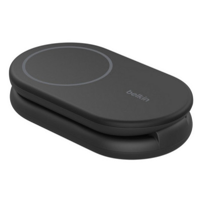 Беспроводное зарядное устройство Belkin 2-in-1 Magnetic Foldable Wireless Charger с Qi2 15W (WIZ028vfBK) Black