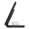 Беспроводное зарядное устройство Belkin 2-in-1 Magnetic Foldable Wireless Charger с Qi2 15W (WIZ028vfBK) Black