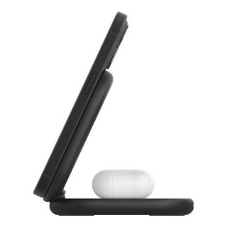 Беспроводное зарядное устройство Belkin 2-in-1 Magnetic Foldable Wireless Charger с Qi2 15W (WIZ028vfBK) Black