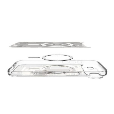Чехол Spigen Ultra Hybrid (MagFit) для iPhone Air Zero One Natural Titanium (ACS10057)