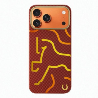 Чехол Airity Horse Aramid Fiber Case для iPhone 17 Pro Max (Red)