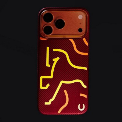 Чехол Airity Horse Aramid Fiber Case для iPhone 17 Pro Max (Red)