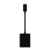 Адаптер Belkin RockStar USB Type-C для аудио и зарядки (F7U081BTBLK/F7U081btBLC), черный
