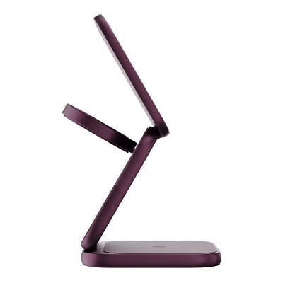 Беспроводное зарядное устройство Magssory Fold Ultra 3 в 1 Qi2.2 (WCH083bur) Burgundy