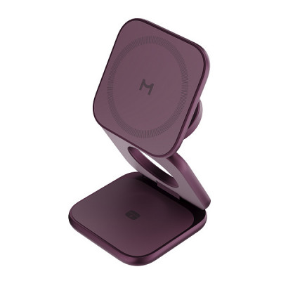 Беспроводное зарядное устройство Magssory Fold Ultra 3 в 1 Qi2.2 (WCH083bur) Burgundy
