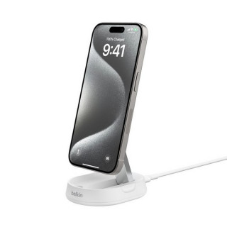 Беспроводное зарядное устройство Belkin BoostCharge Pro Folding Wireless Charger (WIA008btWH / WIA008myWH) белый