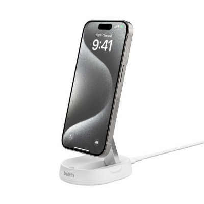 Беспроводное зарядное устройство Belkin BoostCharge Pro Folding Wireless Charger (WIA008btWH / WIA008myWH) белый