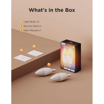 Набор умных ламп Govee RGBWW Smart LED Bulb 2 шт. (B600CCC1/B600CC02)