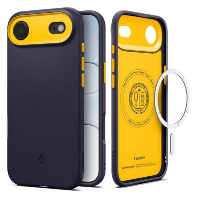 Чехол Spigen Nano Pop (MagFit) для iPhone Air Blueberry Navy (ACS09931)
