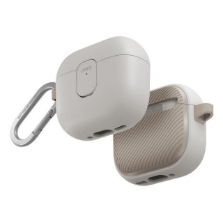 Чехол из полиуретана Uniq CLYDE для AirPods 4 Mist Grey/Khaki (AIRPODS(2024)-CLYMGRYKHK)