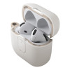 Чехол из полиуретана Uniq CLYDE для AirPods 4 Mist Grey/Khaki (AIRPODS(2024)-CLYMGRYKHK)