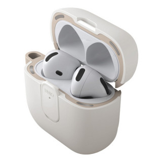 Чехол из полиуретана Uniq CLYDE для AirPods 4 Mist Grey/Khaki (AIRPODS(2024)-CLYMGRYKHK)