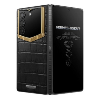 Vertu AlphaFold Bespoke Alligator Skin Gold III