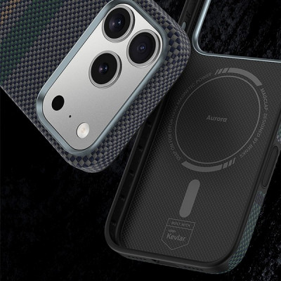 Усиленный чехол Benks Armor Pro Kevlar Case для iPhone 18 Pro/17 Pro 6.3" (C.K.FL.AP.SR.A072) Aurora