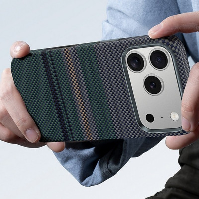 Усиленный чехол Benks Armor Pro Kevlar Case для iPhone 18 Pro/17 Pro 6.3" (C.K.FL.AP.SR.A072) Aurora