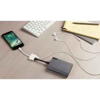 Переходник Belkin Lightning Audio + Charge RockStar (F8J198/F8J198btWHT) White