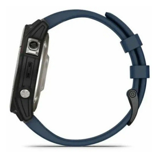 Умные часы Garmin Quatix 7 Pro Amoled, сапфировое стекло, титановый, темно-синий ремешок (010-02803-81)