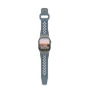 Ремешок каучуковый UAG Monarch для Apple Watch 49/46/45/44 мм голубой/титановый (Cloud Blue/Titanium) (194158114136)