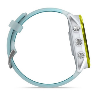 Умные часы Garmin Forerunner 570 47 мм желтый алюминий с полупрозрачным белым/бирюзовым ремешком (010-02971-01)