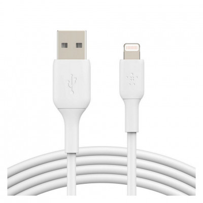Кабель Belkin BoostCharge Lightning - USB-A 2 м (CAA001bt2MWH) White