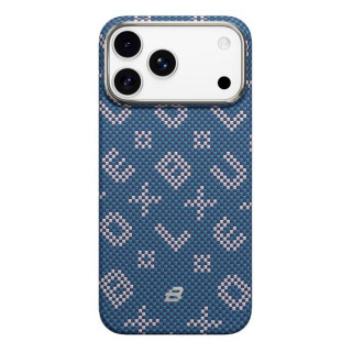 Чехол BlueO Gilded Tactile Woven Aramid Fiber Magnetic Case для iPhone 17 Pro Blue (BL061-17pro-Blue)