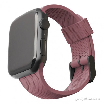 Силиконовый ремешок UAG [U] DOT Strap для Apple Watch 38/40 мм розовая пыль (Dusty Rose)