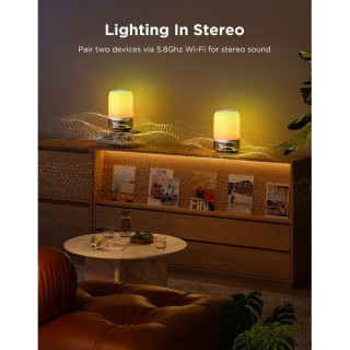 Светодиодная прикроватная лампа Govee RGBICWW Table Lamp 2 Pro Sound by JBL (H60200F1)