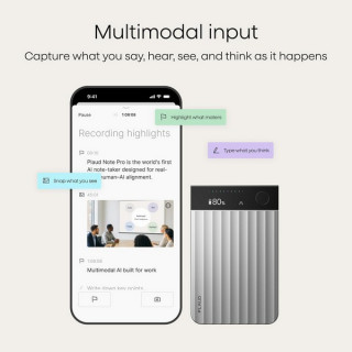 Диктофон Plaud Note Pro AI Voice Recorder, 64 ГБ (Silver/Cеребристый)