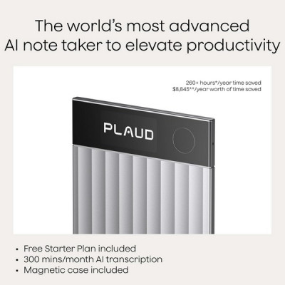 Диктофон Plaud Note Pro AI Voice Recorder, 64 ГБ (Silver/Cеребристый)