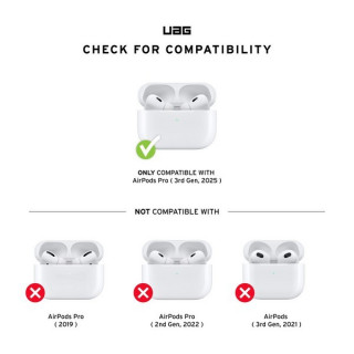 Чехол UAG Monarch Case with Built-in Phone Stand для AirPods Pro 3 (104131117233) Olive Drab/Silver