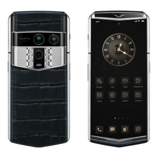 Vertu Agent Q Alligator Skin Navy Blue