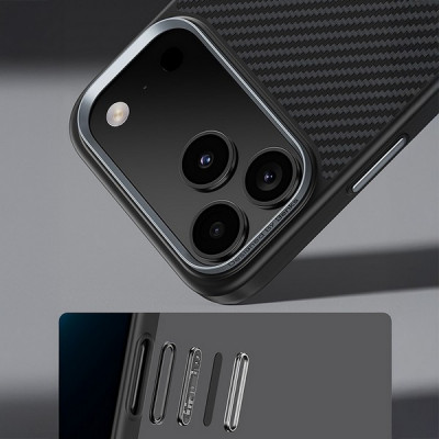 Усиленный чехол Benks Pro 600D Kevlar Case для iPhone 18 Pro Max/17 Pro Max 6.9" (C.K.FL.AP.BK.BA73) Black