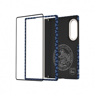 Чехол + стекло Benks ArmorGrid Air Grand Combo Case Kevlar для Samsung Galaxy Z Fold 8 (Beyond Blue)