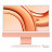 Apple iMac 24" Retina 4,5K, M3 (8C CPU, 10C GPU), 8 ГБ, 256 ГБ SSD, оранжевый