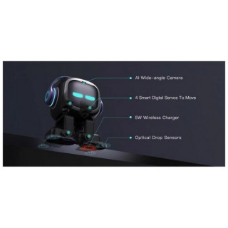 Умный робот EMO Robot AI с искусственным интеллектом (Black)