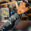 Ремешок каучуковый UAG Monarch для Apple Watch 49/46/45/44 мм черный/титановый (Black/Titanium) (194158114036)