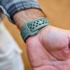Ремешок каучуковый UAG Monarch для Apple Watch 49/46/45/44 мм черный/титановый (Black/Titanium) (194158114036)