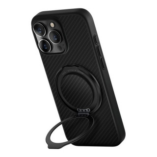 Чехол Uniq Keva Air Kevlar + GripFit Premium Mount MagSafe для iPhone 16 Pro Black (IP6.3P(2024)-KAGPBCB)