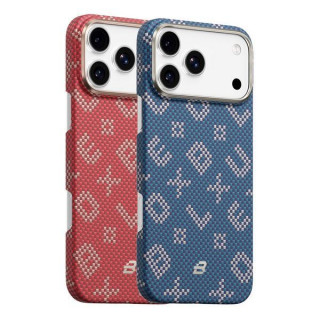 Чехол BlueO Gilded Tactile Woven Aramid Fiber Magnetic Case для iPhone 17 Pro Red (BL061-17pro-Red)