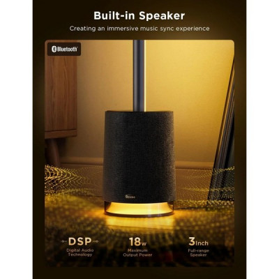 Умный угловой торшер Govee RGBICWW Floor Lamp Pro (H6079312) черный